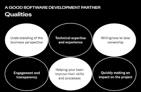 Qualities of a good software development partner