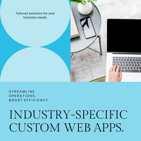 Industry specific custom web apps
